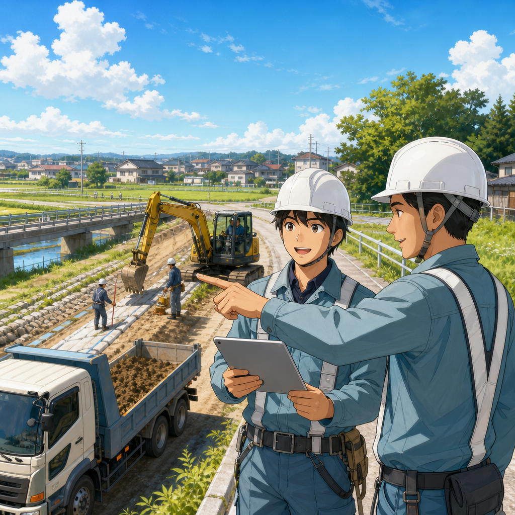 株式会社野口建設の専門性を育てる公共土木OJT
