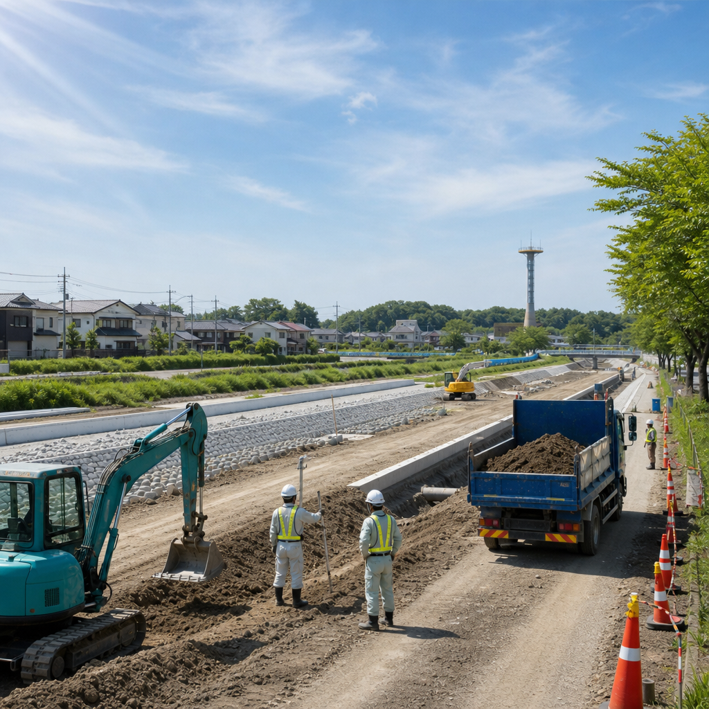 宮代町の土木工事転職、残業少ない現場で腕を磨く